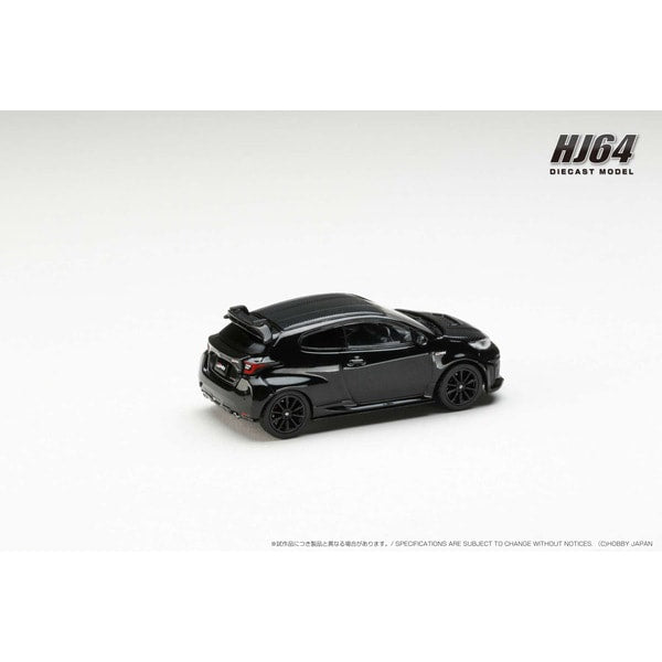 Chargez l&#39;image dans la visionneuse de la galerie, Précommande Hobby JAPON HJ643024CBK 1/64 Toyota GRMN YARIS Circuit Package Precious Black Pearl Diecast
