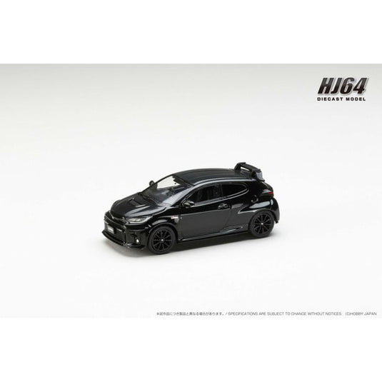 Pre-order Hobby JAPAN HJ643024CBK 1/64 Toyota GRMN YARIS Circuit Package Precious Black Pearl Diecast