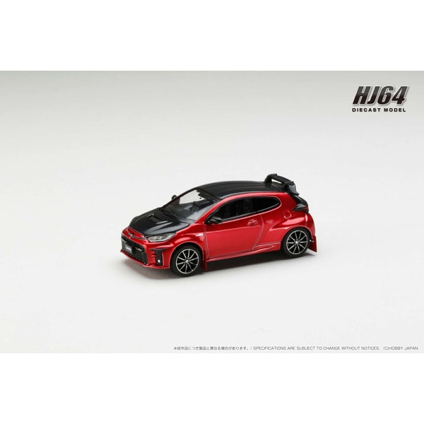 Load image into Gallery viewer, Pre-order Hobby JAPAN HJ643024RR 1/64 Toyota GRMN YARIS Rally Package GR Parts Included Emotional Red II Diecast
