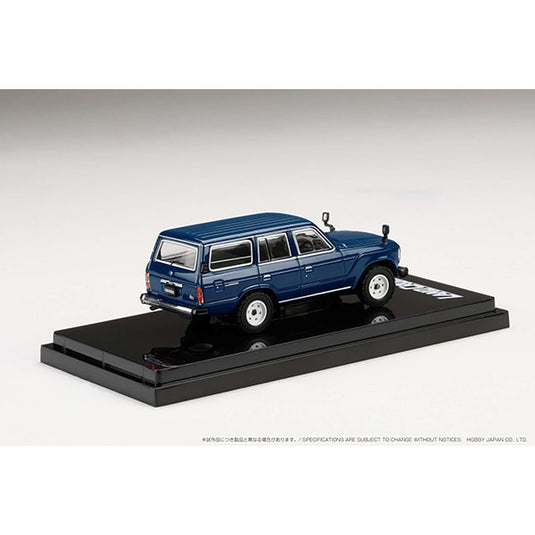 Hobby japon HJ643039ABL 1/64 Toyota Land Cruiser 60 GX 1981 sensation bleue moulé sous pression