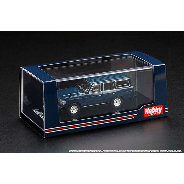 Chargez l&#39;image dans la visionneuse de la galerie, Hobby japon HJ643039ABL 1/64 Toyota Land Cruiser 60 GX 1981 sensation bleue moulé sous pression
