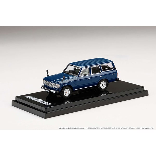 Hobby japon HJ643039ABL 1/64 Toyota Land Cruiser 60 GX 1981 sensation bleue moulé sous pression