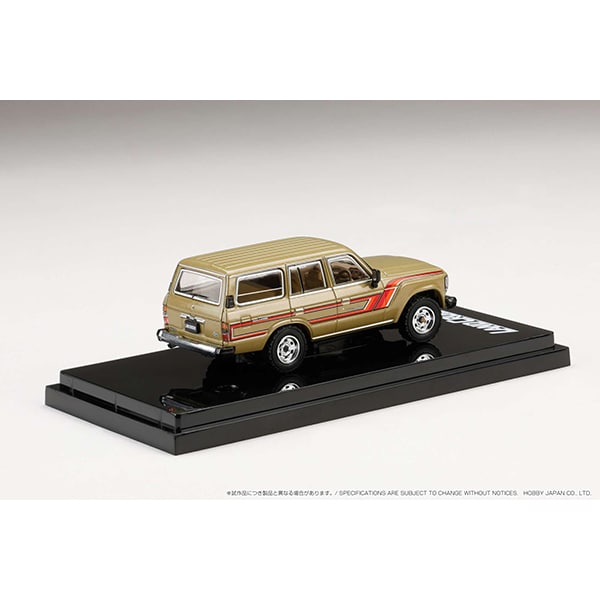 Load image into Gallery viewer, Hobby JAPAN HJ643039DBGM 1/64 Toyota Land Cruiser 60 GX 1984 Side Decal Included Beige Metallic Diecast
