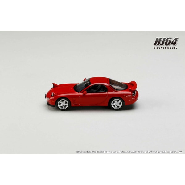 Chargez l&#39;image dans la visionneuse de la galerie, Hobby japon HJ644007AR 1/64 Amfini RX-7 FD3S TYPE RS Vintage rouge moulé sous pression
