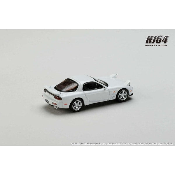 Cargue la imagen en el visor de la galería, Hobby JAPÓN HJ644007AW 1/64 Amfini RX-7 FD3S TIPO RS Blanco puro Diecast
