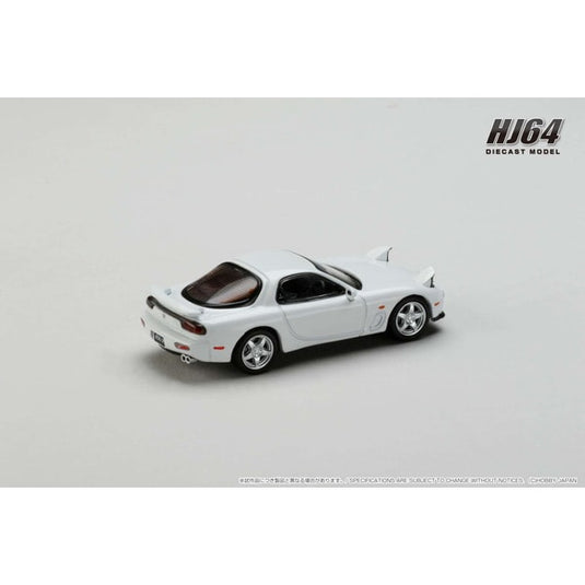 Hobby JAPON HJ644007AW 1/64 Amfini RX-7 FD3S TYPE RS blanc pur moulé sous pression