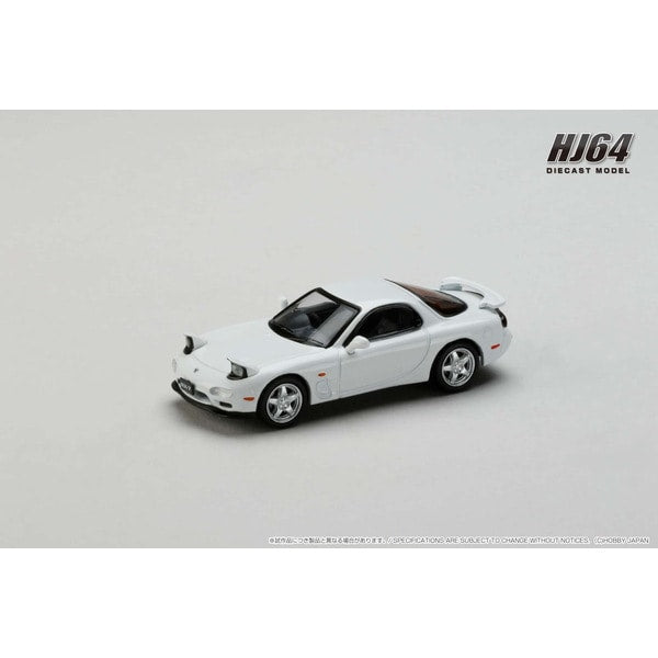 Cargue la imagen en el visor de la galería, Hobby JAPÓN HJ644007AW 1/64 Amfini RX-7 FD3S TIPO RS Blanco puro Diecast
