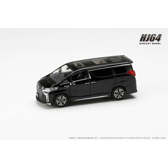 Précommande Hobby JAPAN HJ644012ABK 1/64 Toyota Alphard Version personnalisée avec toit ouvrant noir moulé sous pression