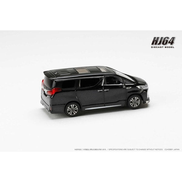 Load image into Gallery viewer, Pre-order Hobby JAPAN HJ644012AMBK 1/64 Toyota Alphard Custom Version with Sunroof Sparkling Black Pearl Crystal Shine [Die
