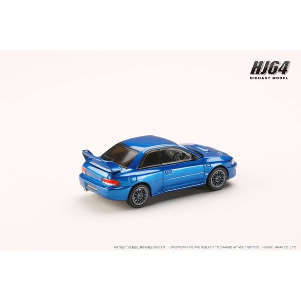 Chargez l&#39;image dans la visionneuse de la galerie, Hobby japon HJ644041ABL 1/64 Subaru Impreza 22B Sti Version GC8 modifiée/Euro Version personnalisée Sonic Blue Mica moulé sous pression
