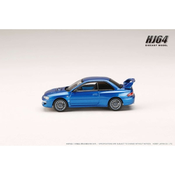 Load image into Gallery viewer, Hobby JAPAN HJ644041ABL 1/64 Subaru Impreza 22B Sti Version GC8 Modified/Euro Custom Version Sonic Blue Mica Diecast
