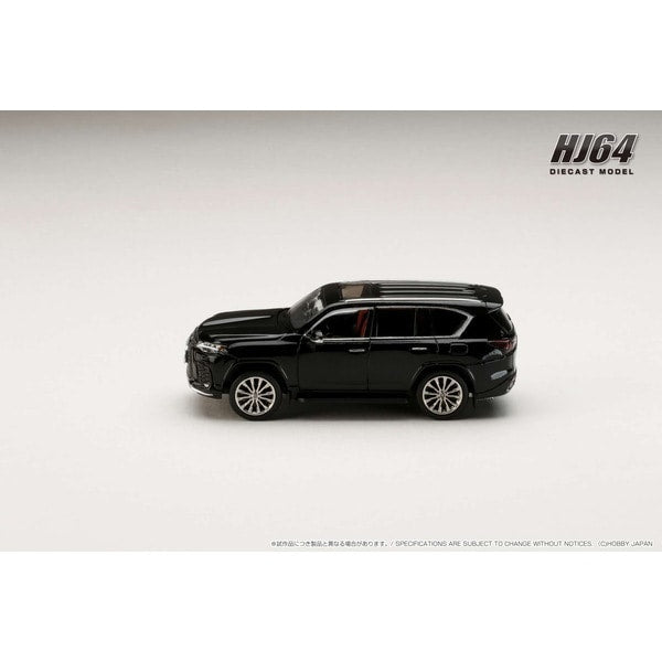 Chargez l&#39;image dans la visionneuse de la galerie, Précommande Hobby JAPAN HJ644061BK 1/64 Lexus LX600 F Sport Noir Diecast
