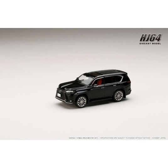 Reserva Hobby JAPÓN HJ644061BK 1/64 Lexus LX600 F Sport Black Diecast