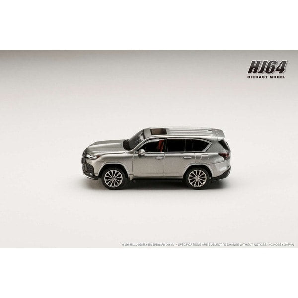 Load image into Gallery viewer, Pre-order Hobby JAPAN HJ644061T 1/64 Lexus LX600 F Sport Sonic Titanium Diecast
