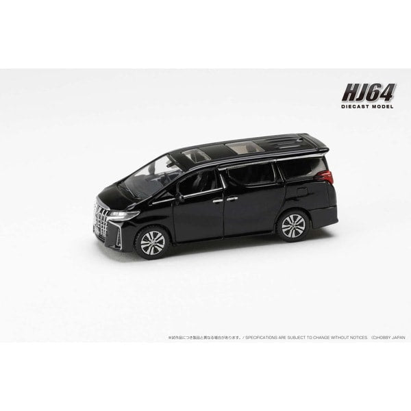 Cargue la imagen en el visor de la galería, Reserva Hobby JAPAN HJ645012ABK 1/64 Toyota Alphard H30W con techo corredizo negro fundido a presión
