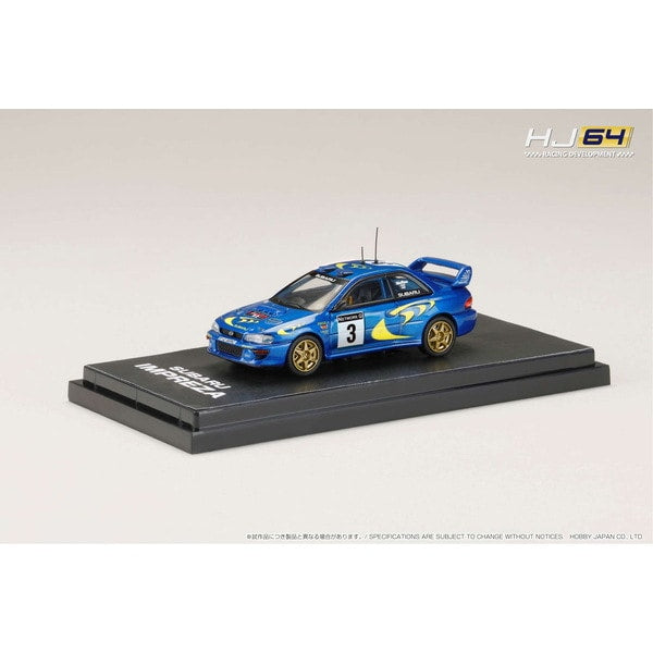 Hobby japon HJR642041E 1/64 Subaru Impreza WRC 1997 #3 RAC rallye moulé sous pression