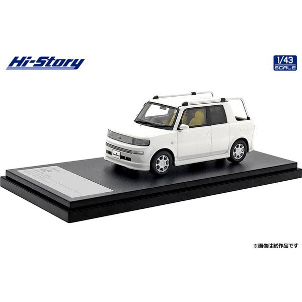 Hi-Story HS430WH 1/43 Toyota bB Open Deck 2001 Blanche