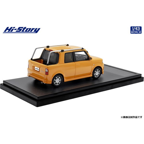 Laden Sie das Bild in Galerie -Viewer, Hi-Story HS430YE 1/43 Toyota bB Open Deck 2001 Yellow
