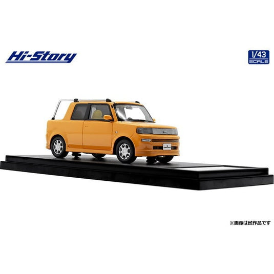 Hi-Story HS430YE 1/43 Toyota bB Open Deck 2001 Jaune