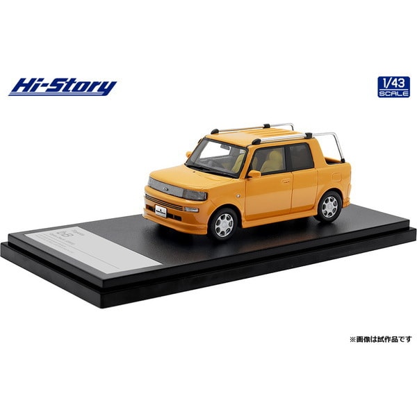 Laden Sie das Bild in Galerie -Viewer, Hi-Story HS430YE 1/43 Toyota bB Open Deck 2001 Yellow
