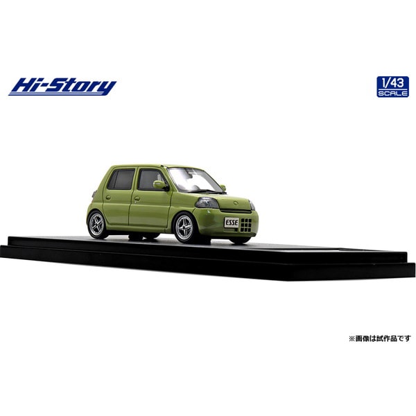 Cargue la imagen en el visor de la galería, Hi-Story HS431GR 1/43 Daihatsu Esse ECO Low Down Custom 2006 Verde hoja
