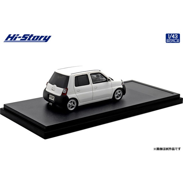 Cargue la imagen en el visor de la galería, Hi-Story HS431WH 1/43 Daihatsu Esse ECO Low Down Custom 2006 Blanco
