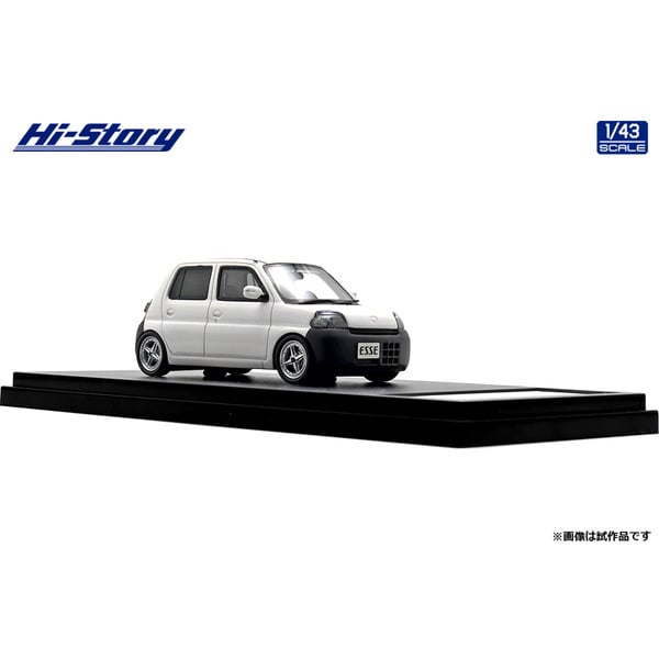 Cargue la imagen en el visor de la galería, Hi-Story HS431WH 1/43 Daihatsu Esse ECO Low Down Custom 2006 Blanco
