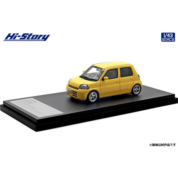 Chargez l&#39;image dans la visionneuse de la galerie, Hi-Story HS431YE 1/43 Daihatsu Esse ECO Low Down Custom 2006 Jaune Soleil
