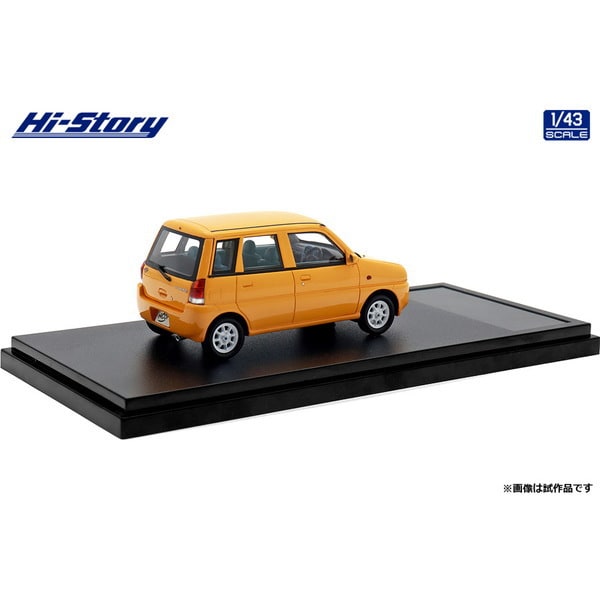 Load image into Gallery viewer, Hi-Story HS432YE 1/43 Subaru Pleo Nicot 2002 Mandarin Yellow
