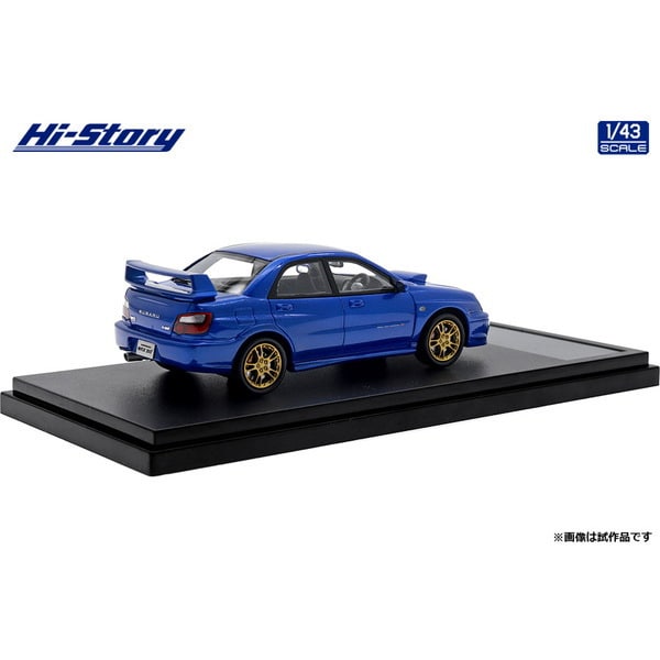 Load image into Gallery viewer, Hi-Story HS433BL 1/43 Subaru Impreza WRX STi 2002 WR Blue Mica
