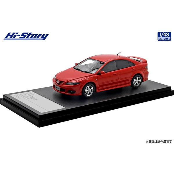 Hi-Story HS436RE 1/43 Mazda Atenza Sport 23S 2002 Rojo clásico