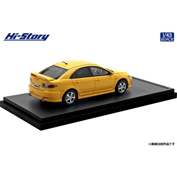 Load image into Gallery viewer, Hi-Story HS436YE 1/43 Mazda Atenza Sport 23S 2002 Canary Yellow Mica
