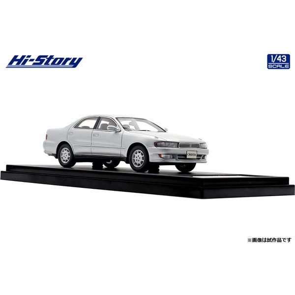 Laden Sie das Bild in Galerie -Viewer, Hi-Story HS437SL 1/43 Toyota Cresta 2.5 Super Lucent G 1994 Silver Metallic
