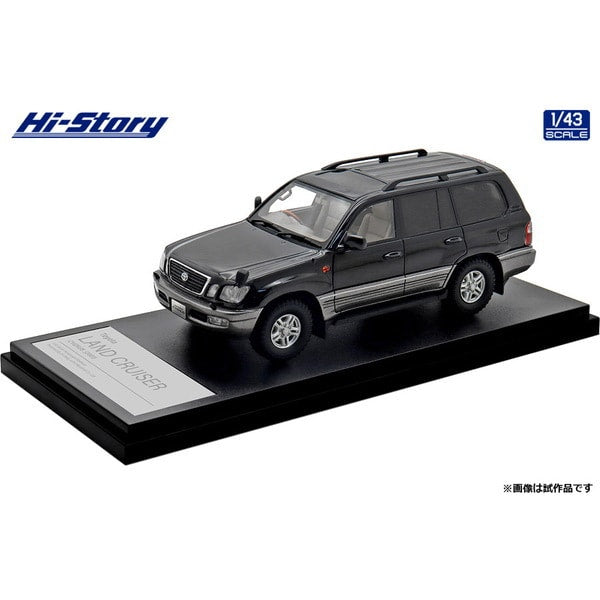 Laden Sie das Bild in Galerie -Viewer, Hi-Story HS439BK 1/43 Toyota Land Cruiser Cygnus 2001 Black
