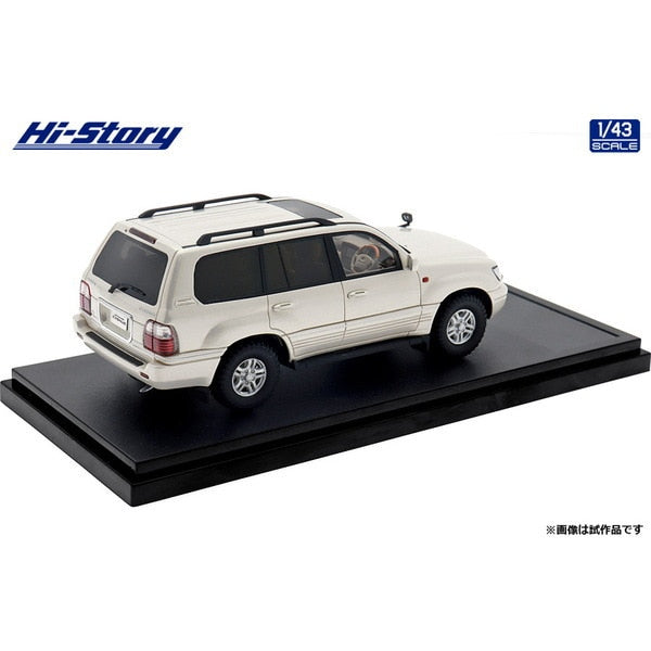 Chargez l&#39;image dans la visionneuse de la galerie, Hi-Story HS439WH 1/43 Toyota Land Cruiser Cygnus 2001 Blanc Perle Mica
