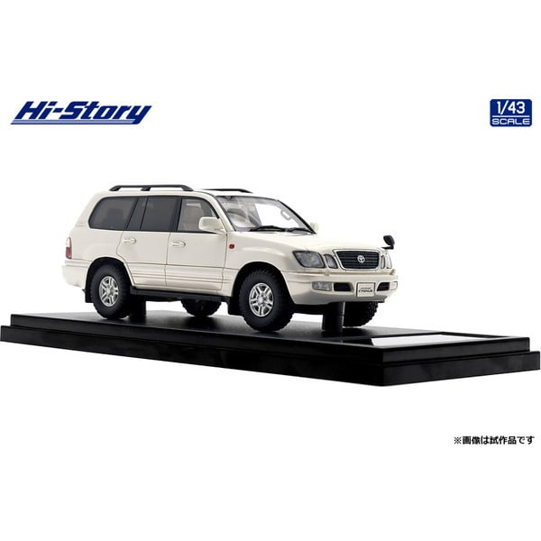 Chargez l&#39;image dans la visionneuse de la galerie, Hi-Story HS439WH 1/43 Toyota Land Cruiser Cygnus 2001 Blanc Perle Mica
