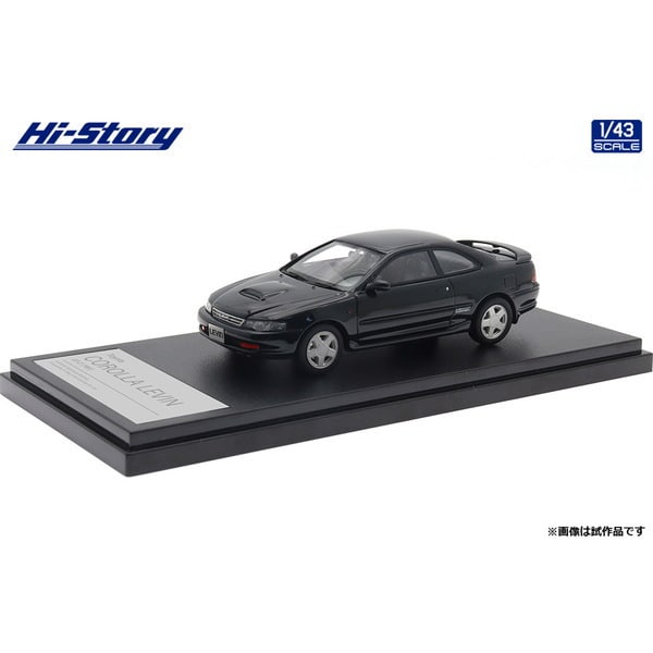 Laden Sie das Bild in Galerie -Viewer, Hi-Story HS440BK 1/43 Toyota Corolla Levin GT-Z 1991 Black Metallic
