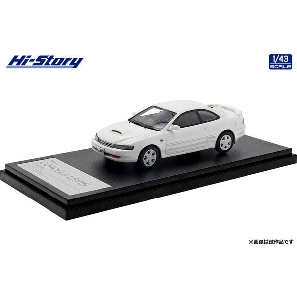 Load image into Gallery viewer, Hi-Story HS440WH 1/43 Toyota Corolla Levin GT-Z 1991 Super White II
