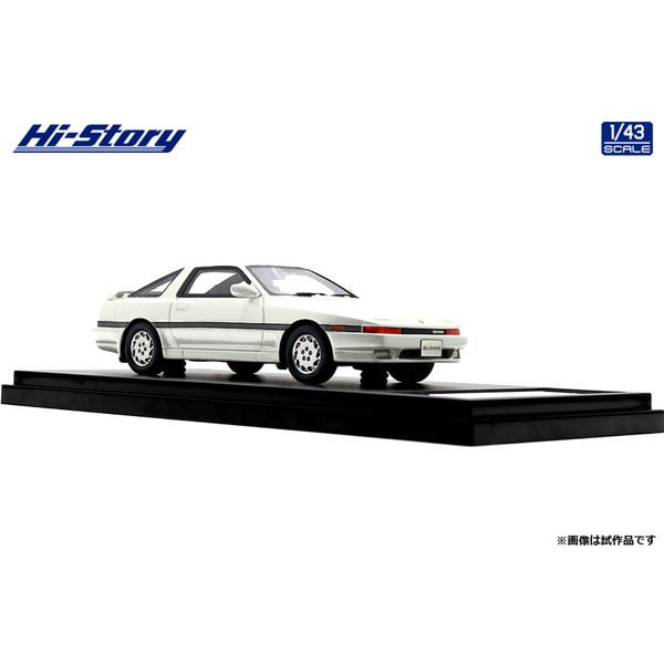 Laden Sie das Bild in Galerie -Viewer, Hi-Story HS441PW 1/43 Toyota Supra 3.0GT TURBO LIMITED 1987 White Pearl Mica
