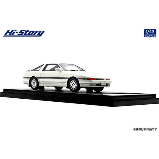 Hi-Story HS441PW 1/43 Toyota Supra 3.0GT TURBO LIMITED 1987 White Pearl Mica