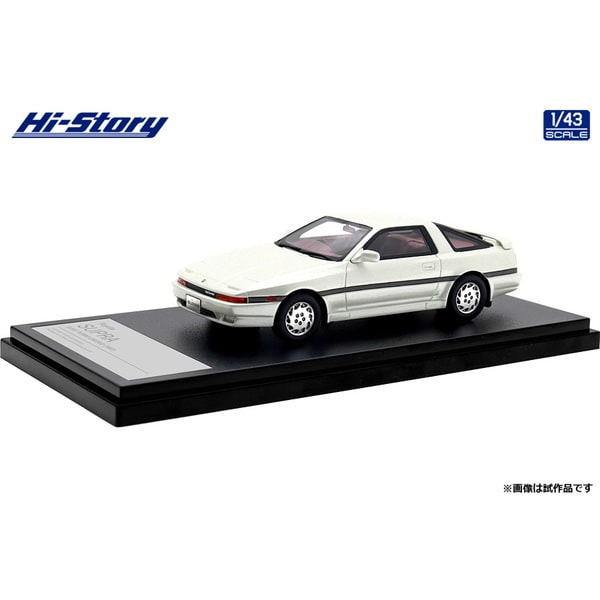 Chargez l&#39;image dans la visionneuse de la galerie, Hi-Story HS441PW 1/43 Toyota Supra 3.0GT TURBO LIMITED 1987 Blanc Perle Mica
