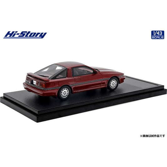 Hi-Story HS441RE 1/43 Toyota Supra 3.0GT TURBO LIMITED 1987 Red Mica