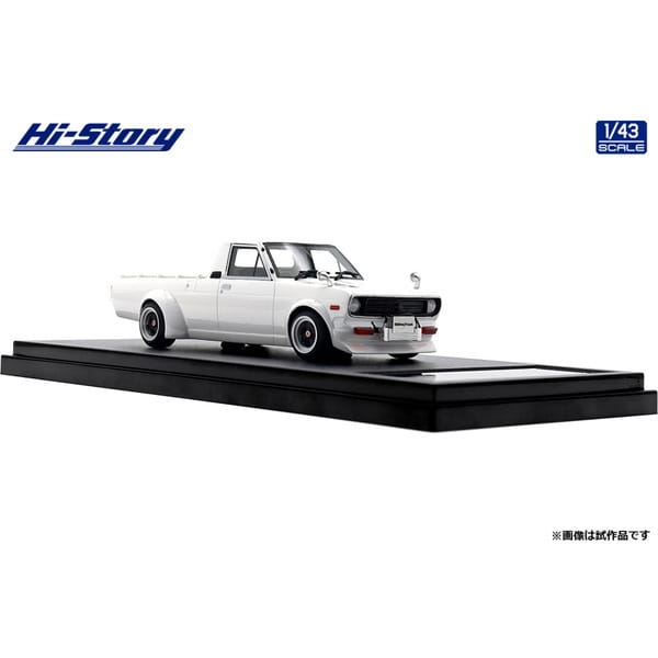 Laden Sie das Bild in Galerie -Viewer, Hi-Story HS445WH 1/43 Datsun Sunny Truck 1979 Customized White
