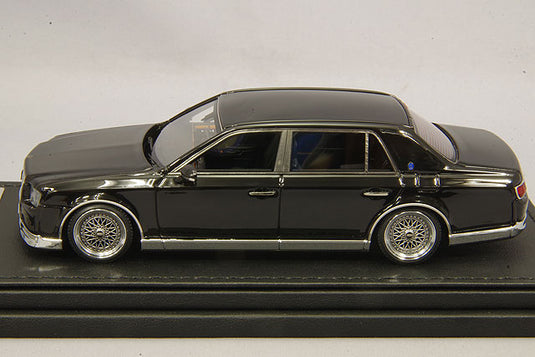 Modelo de encendido 1/43 Toyota Century (UWG60) Negro con ruedas BBS RS de 19 pulgadas IG1728