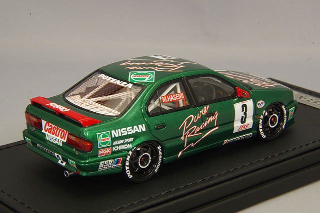 Cargue la imagen en el visor de la galería, Modelo de encendido 1/43 Nissan Primera 1994 JTCC SUGO #3 Masahiro HasemiIG1849
