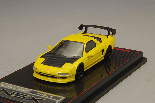 Chargez l&#39;image dans la visionneuse de la galerie, Allumage modèle 1/64 Honda NSX (NA1) JauneIG1945
