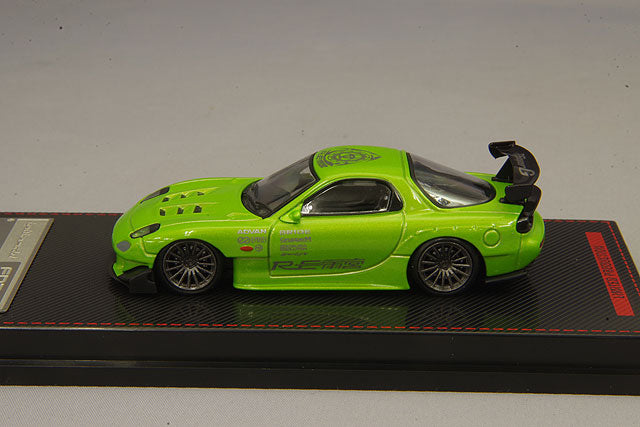 Chargez l&#39;image dans la visionneuse de la galerie, Allumage modèle 1/64 Mazda RX-7 (FD3S) RE Amemiya Green MetallicIG1947
