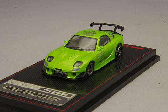 Modelo de encendido 1/64 Mazda RX-7 (FD3S) RE Amemiya Green MetallicIG1947