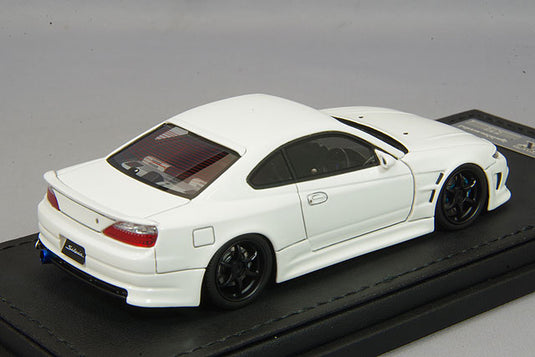 modèle d'allumage 1/43 VERTEX S15 Silvia White avec roues Advan RG-D 19 pouces (Noir) IG2130