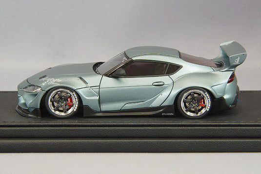 ignition model 1/43 Pandem Supra (A90) Matte Grey Metallic with TE37 19-inch Wheels (Polish/Black)IG2142